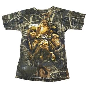 Club Red‎ Duck Dynasty Men's T-Shirt Size Small Camo Print